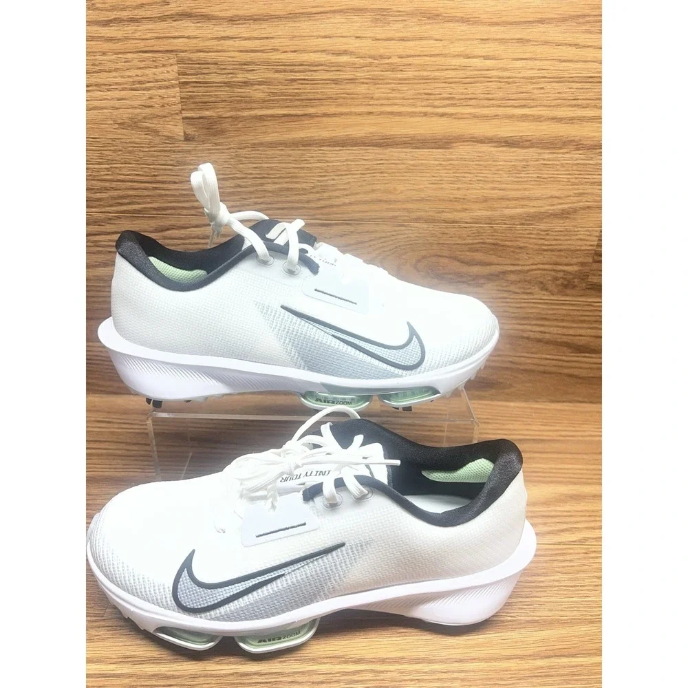 Nike Air Zoom Infinity Tour Next % 2 Golf Cleats White Men's Size 8 FD0217-100